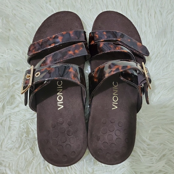vionic tortoise shell sandals
